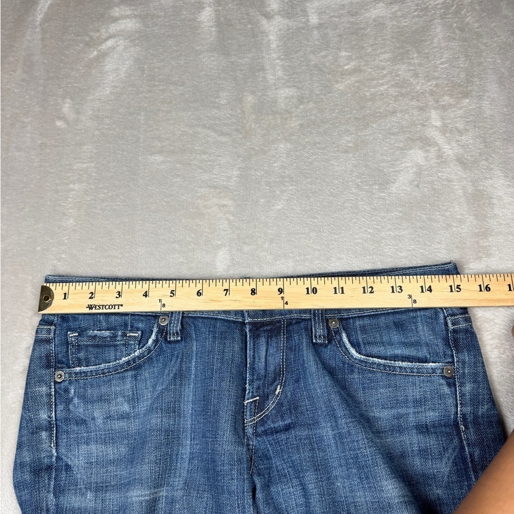 Vintage Y2K Citizens of Humanity COH Low Rise Bootcut Kelly Blue Jeans Size 26 - Picture 8 of 16